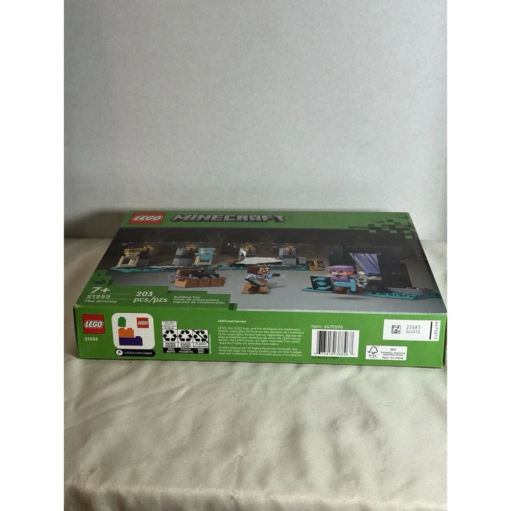 LEGO Minecraft The Creeper 21276 & The Armory 21252 Set Lot Sealed NIB